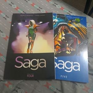 Saga Graphic Novel Bundle Vol. 4 & 5